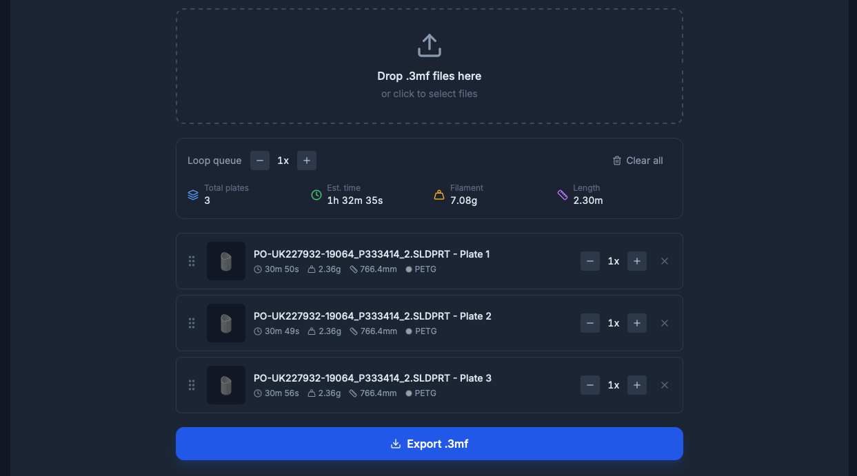 PlateSwap: Combine Multiple Bambu Studio Plates Into One File and Let Your Printer Run Overnight
